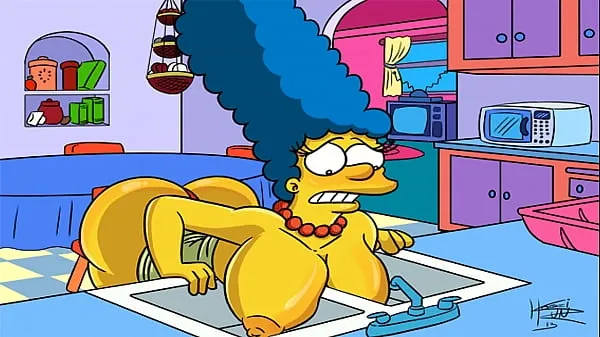 شاهد مقاطع فيديو دافئة The Simpsons Hentai - Marge Sexy (GIF