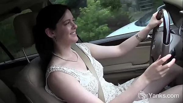 Watch Yanks Cutie Savannah Sly Masturbates In The Car warm Videos