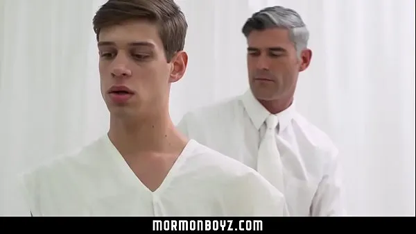 Watch MormonBoyz- Old Stud Gives Eager Twink Bareback Creampie warm Videos