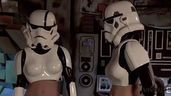 Vivid Parody - 2 Storm Troopers enjoy some Wookie dick따뜻한 동영상 보기