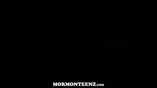 Watch Cute y. Mormon Girl With Small Tits Gets Fucked By Her Roommate With A Strap On To Multiple Orgasms warm Videos