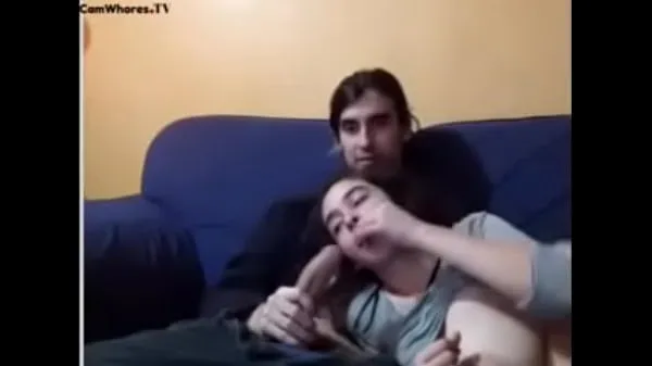 Watch Couple has sex on the sofa warm Videos