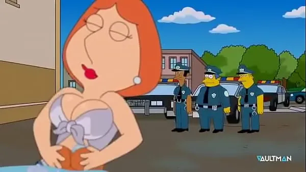 Bekijk Sexy Carwash Scene - Lois Griffin / Marge Simpsons warme video's