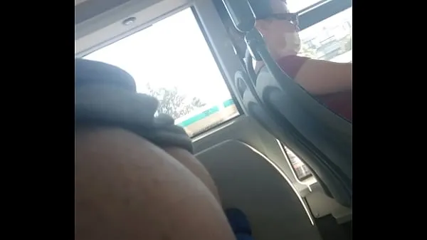 Watch Transtrawberry Talya Or is having fun on the bus warm Videos