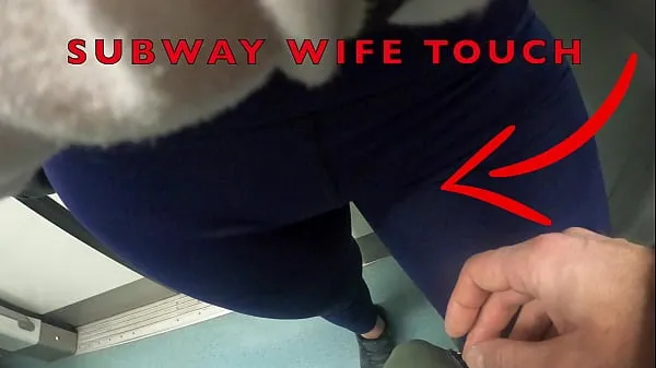 Tonton My Wife Let Older Unknown Man to Touch her Pussy Lips Over her Spandex Leggings in Subway Video hangat