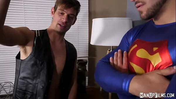 Watch Superman Dante Colle Dominates Bad Guy Michael Delray! Cosplay Chastity warm Videos