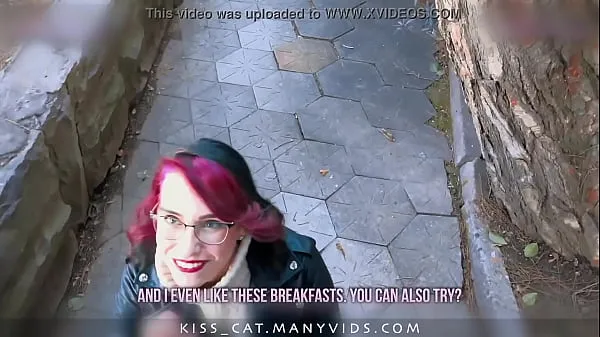 观看KISSCAT Love Breakfast with Sausage - Public Agent Pickup Russian Student for Outdoor Sex温馨视频