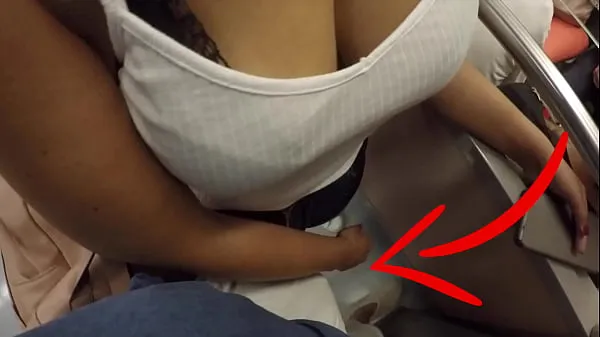 دیکھیں Unknown Blonde Milf with Big Tits Started Touching My Dick in Subway ! That's called Clothed Sex گرم ویڈیوز