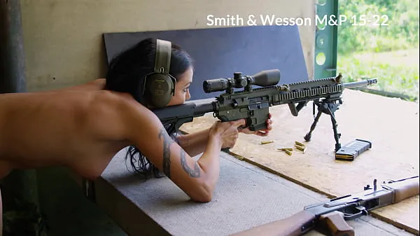 Watch Full video - Daniela Kostic, Playboy girl with a big gun warm Videos