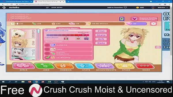 Crush Crush（無料ゲームnutaku）クリッカー温かいビデオをご覧ください