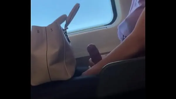 Watch Shemale jacks off in public transportation (Sofia Rabello warm Videos