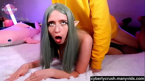 Submissive Petite Elf With Big Titts Enjoys Rough Fuck And Get Cum On Face