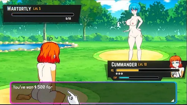 Watch Oppaimon [Pokemon parody game] Ep.5 small tits naked girl sex fight for training warm Videos