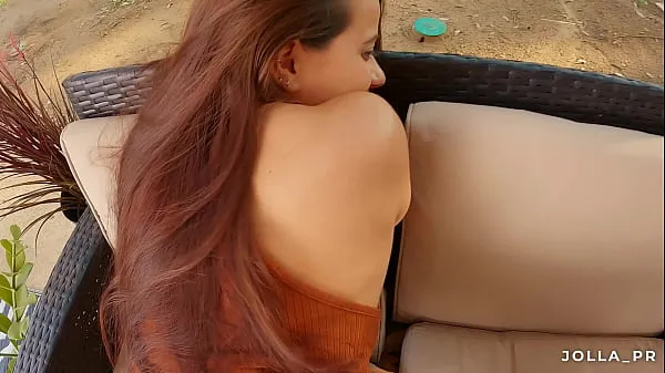 Watch Beautiful thick Latina Jolla sucking and fucking in the patio POV warm Videos