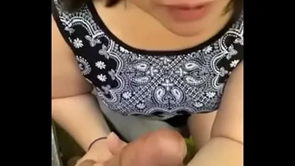 Watch Random Asian teen sucks dick in public park warm Videos