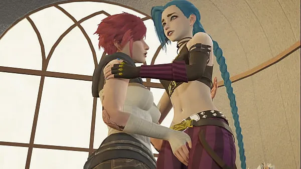 دیکھیں HoneySelect 2 - Arcane - Vi and Jinx Lesbian Sex گرم ویڈیوز