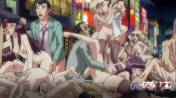 Oglejte si Exhibitionist Orgy Fucking In The Street! The Weirdest Hentai you'll see toplih videoposnetkov