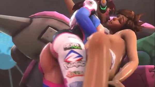 Sehen Sie sich 3D-Cartoon: Overwatch Traycer Dva Futa fickt unzensiertes Hentaiwarme Videos an