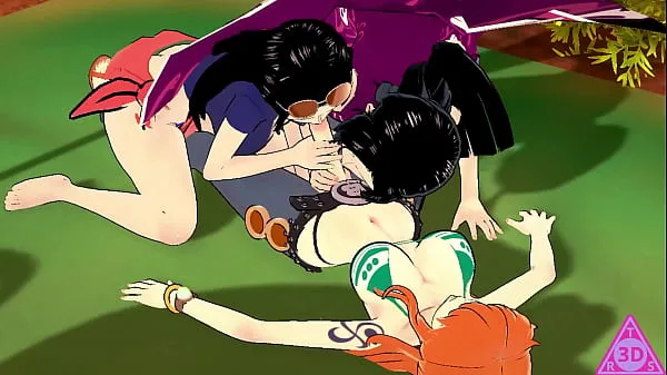 Watch Parody Nami Boa Nico Robin uncensored sex hentai game Japanese Asian Manga Anime Game Trans ..TR3DS warm Videos