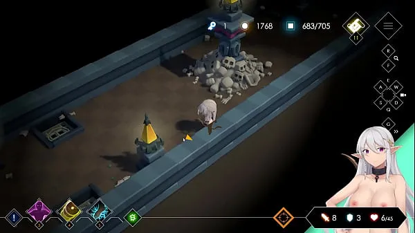 Sıcak Videolar HGAME-Escape Dungeon 2-銀月蒼狼 蘇拉爾-2~與獸人用奇特的姿勢做愛!被大屌幹到一直求饒!最後射精在小穴裡 izleyin