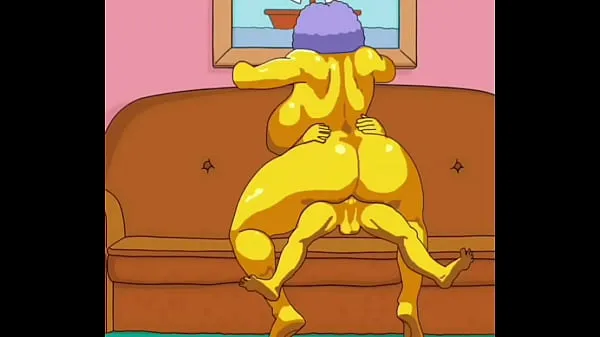 Tonton Selma Bouvier from The Simpsons gets her fat ass fucked by a massive cock Video hangat