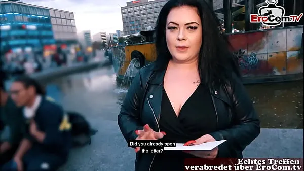Watch German chubby Fat Girl picked up at real Street casting warm Videos