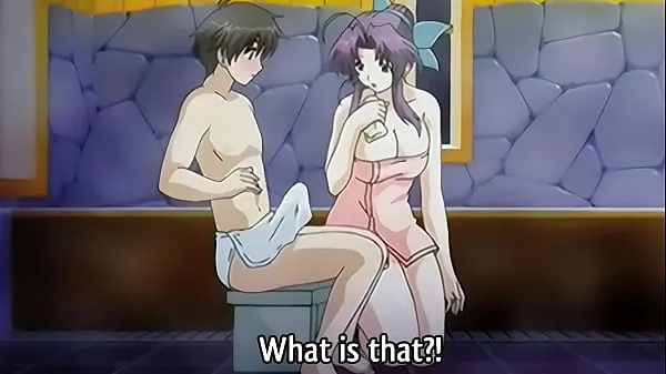 شاهد مقاطع فيديو دافئة Step Mom gives a Bath to her 18yo Step Son - Hentai Uncensored [Subtitled