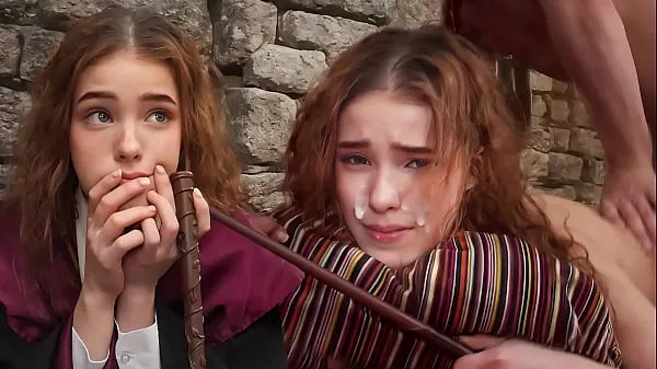 Guarda ERETO! - La prima volta che Hermione lotta con un incantesimo - NoLube video caldi