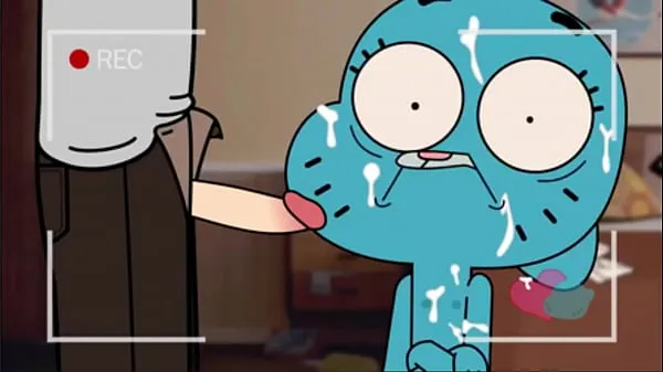 Nézze meg Parody Gumball Uncensored Blowjob & Facial cum meleg videókat