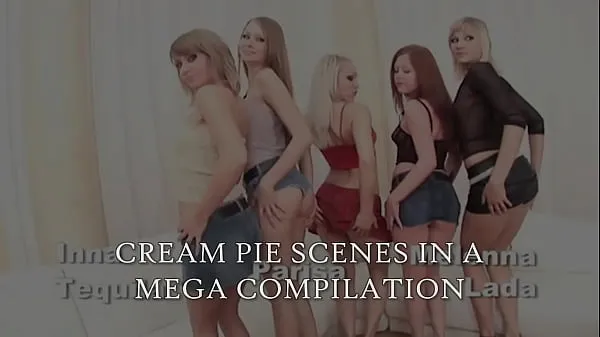 Bekijk Cream Pie Orgy - Mega Compilation (Part 2 warme video's